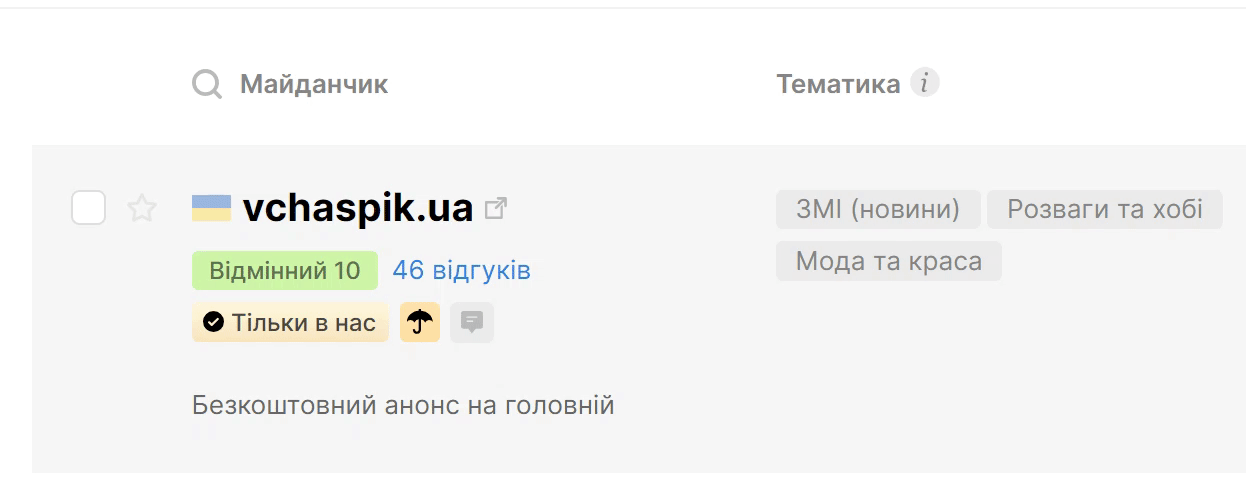 Функціонал нотаток у каталозі Коллаборатора