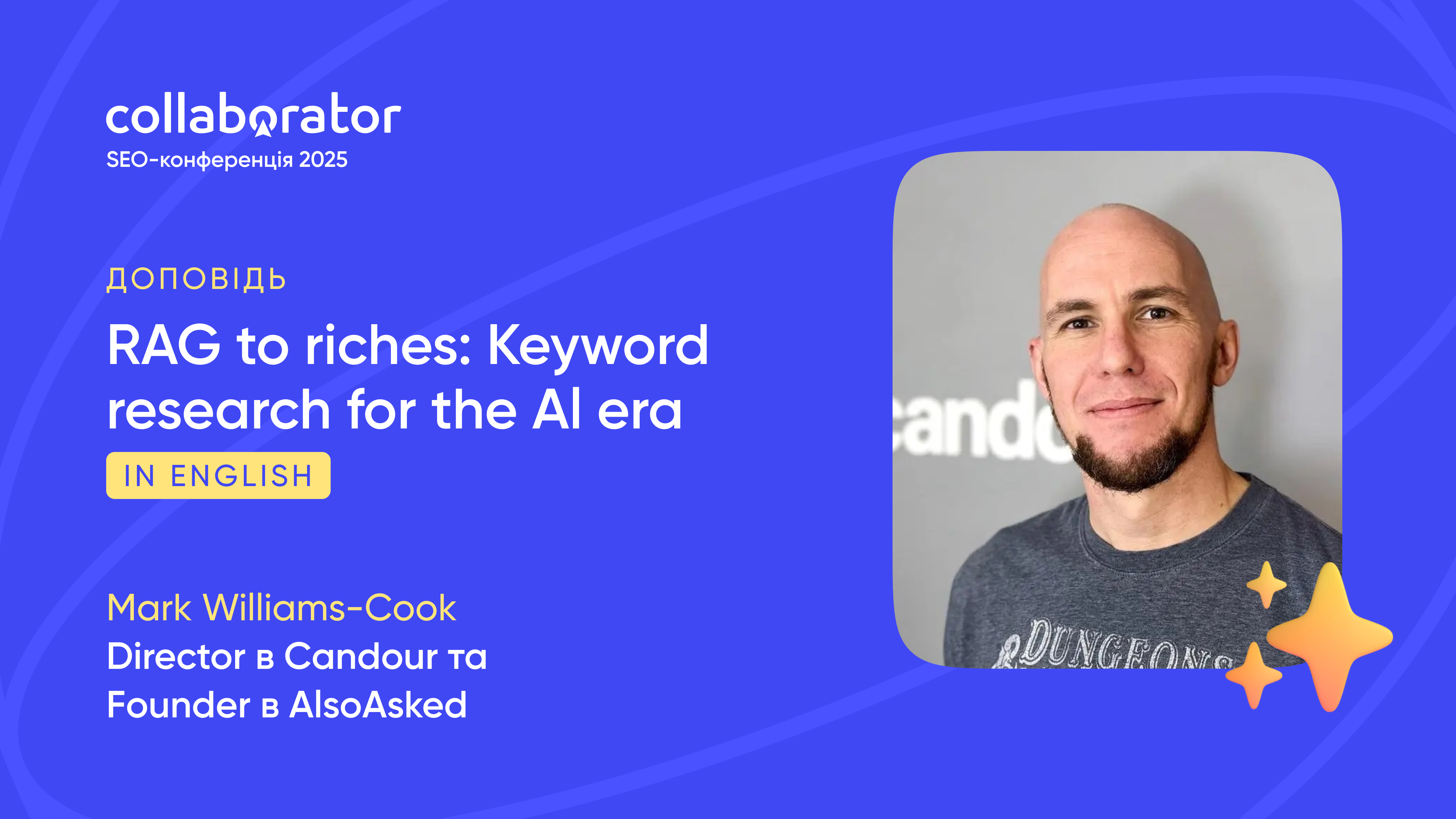 Доповідь Mark Williams-Cook на SEO-конференції Collaborator 21 листопада 2025