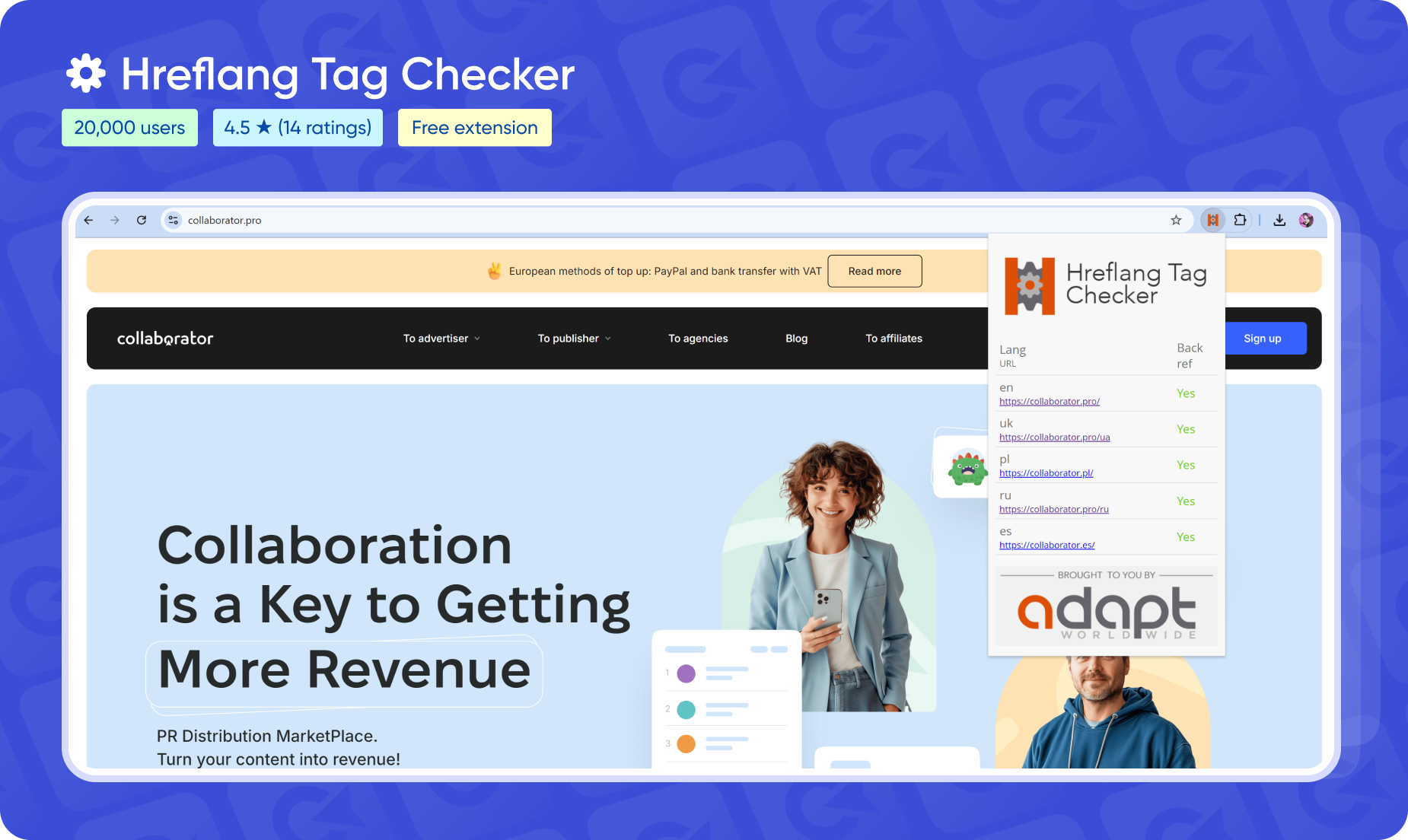 Расширение Hreflang Tag Checker для Гугл Хром