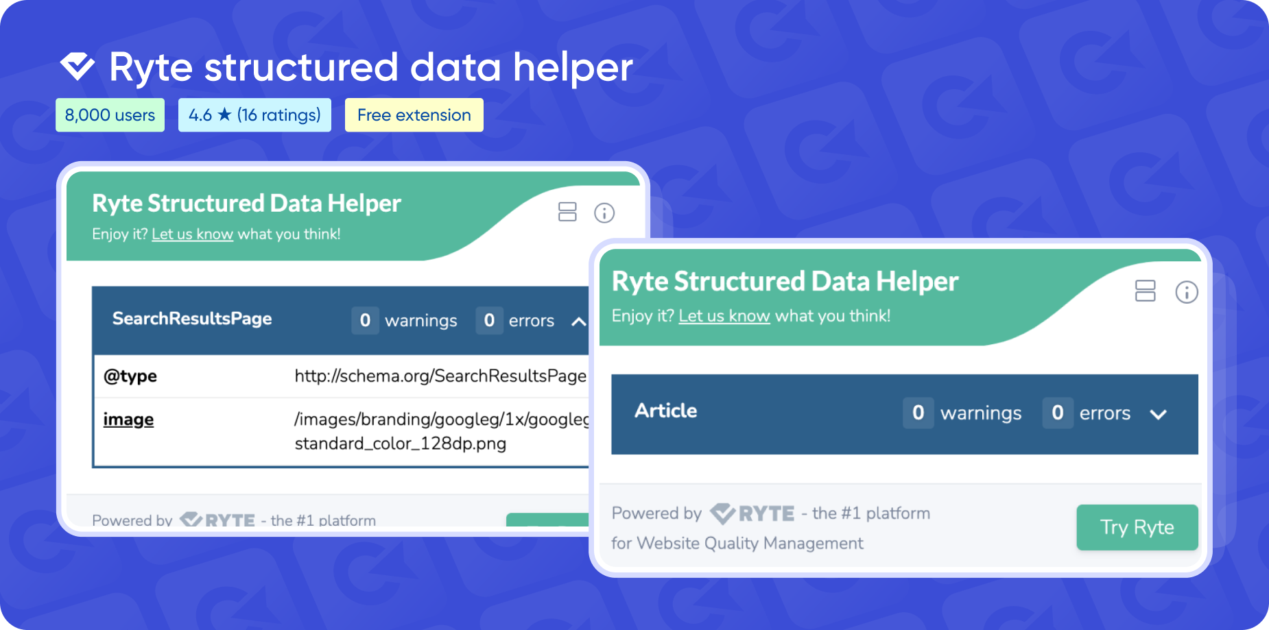 Плагин Ryte для проверки и тестирования микроразметки