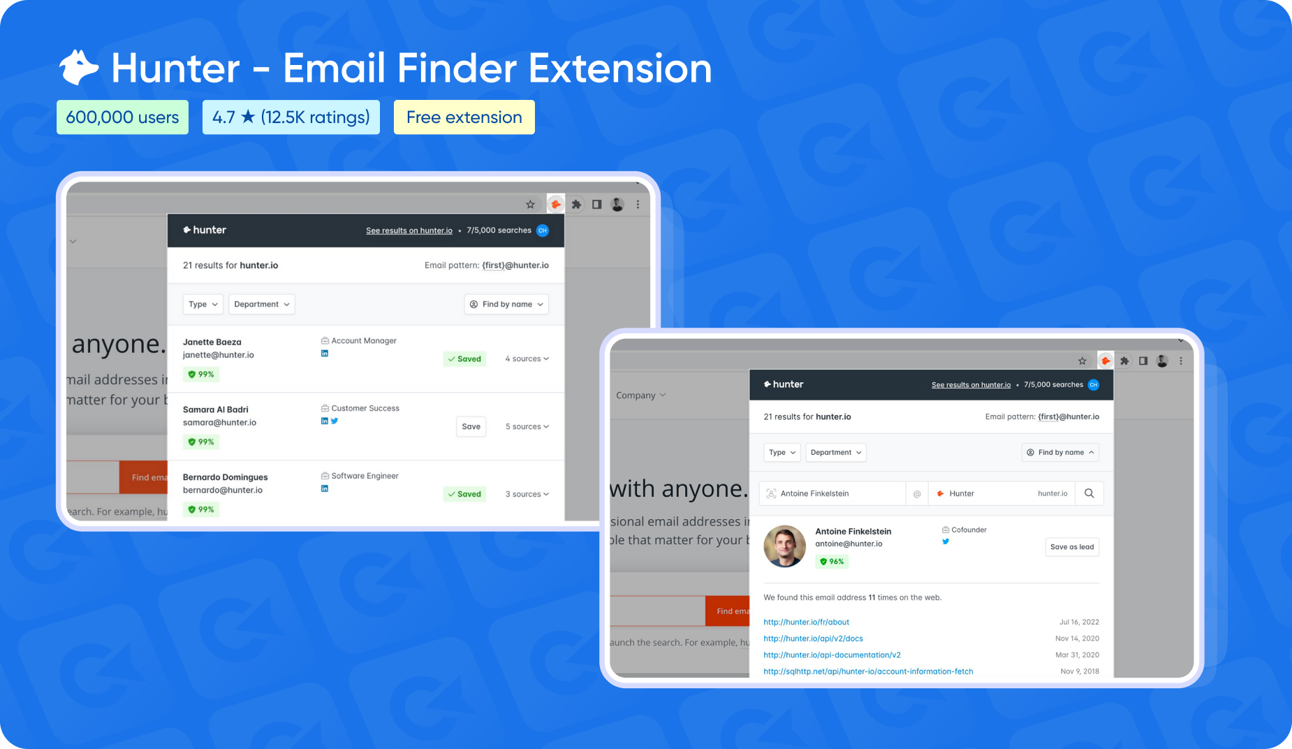 Hunter Email Finder