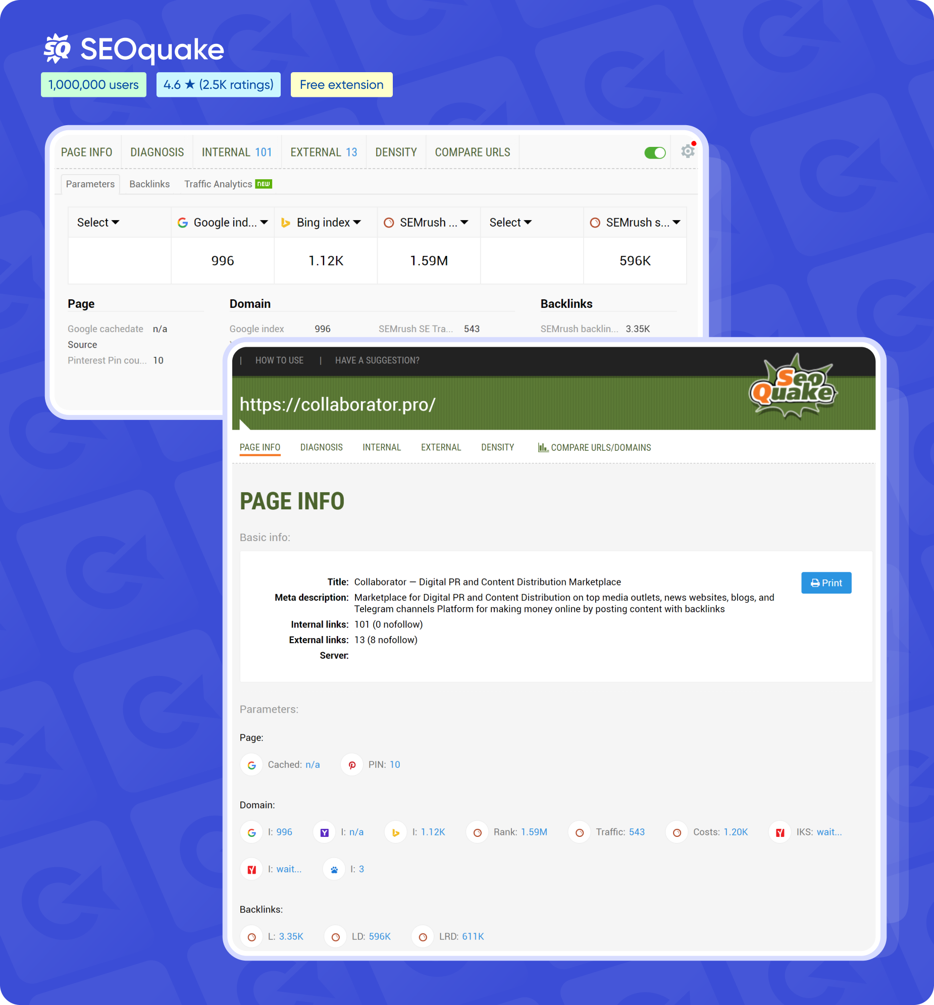 SEO Quake — розширення для SEO-спеціалістів