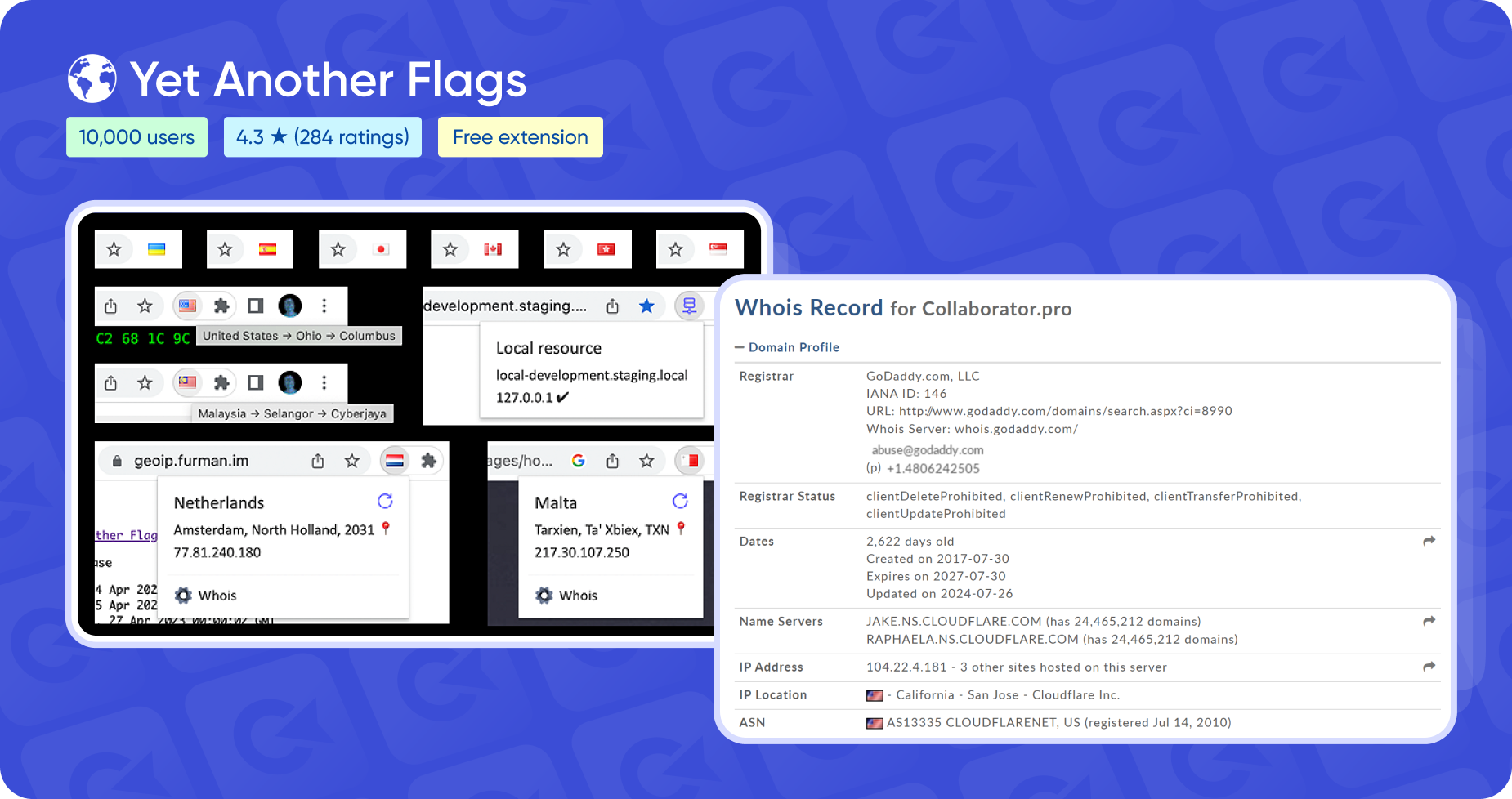 Yet Another Flags — розширення для браузера