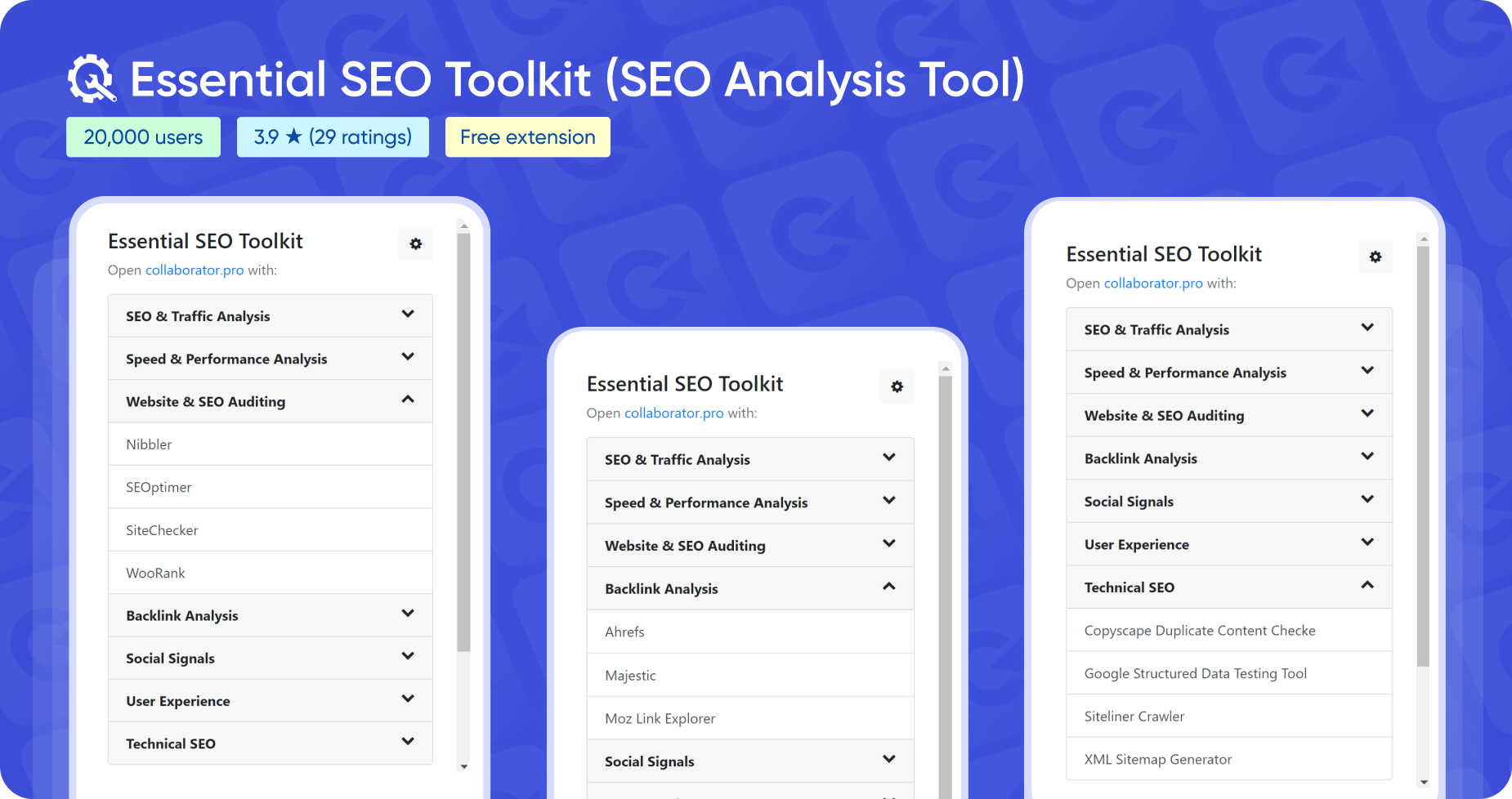 SEO-розширення для Google Chrome — Essential SEO Toolkit