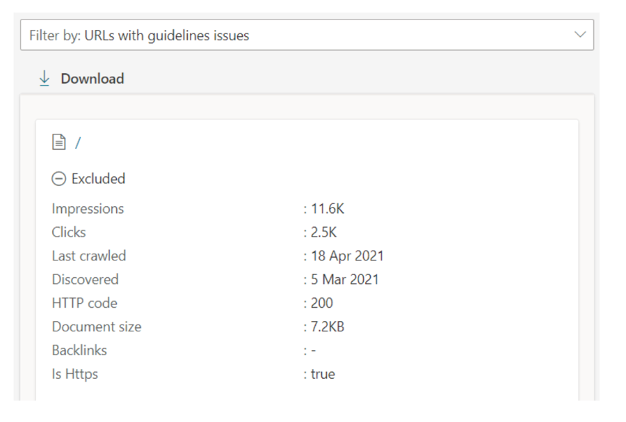 Официальный фильтр Бинг