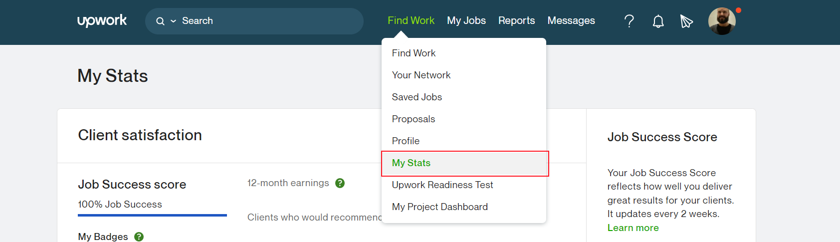 upwork рейтинг 