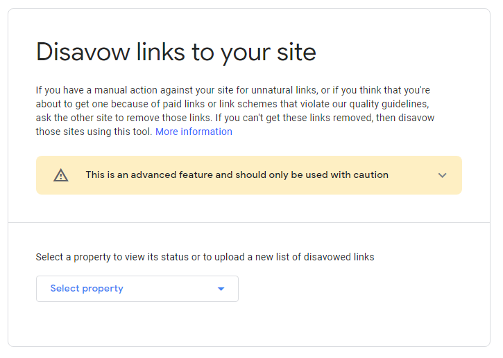 Disavow allows for disavowing low-quality links