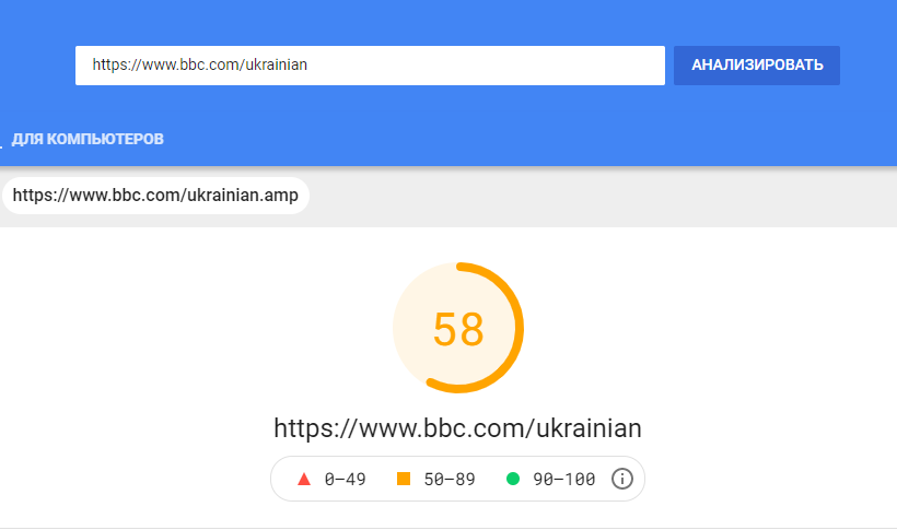 PageSpeed Insights is a tool for evaluating site loading speed