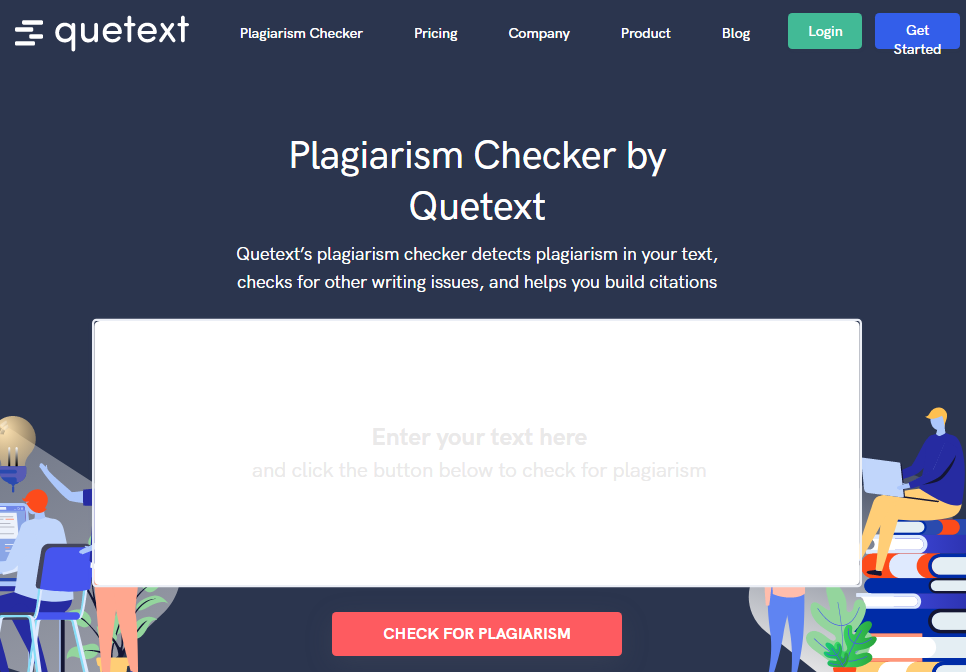 Quetext checks content for uniqueness