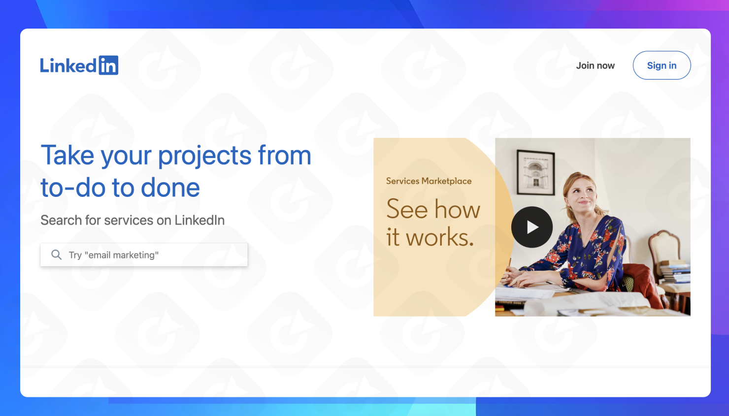 Copywriting services are available on LinkedIIn