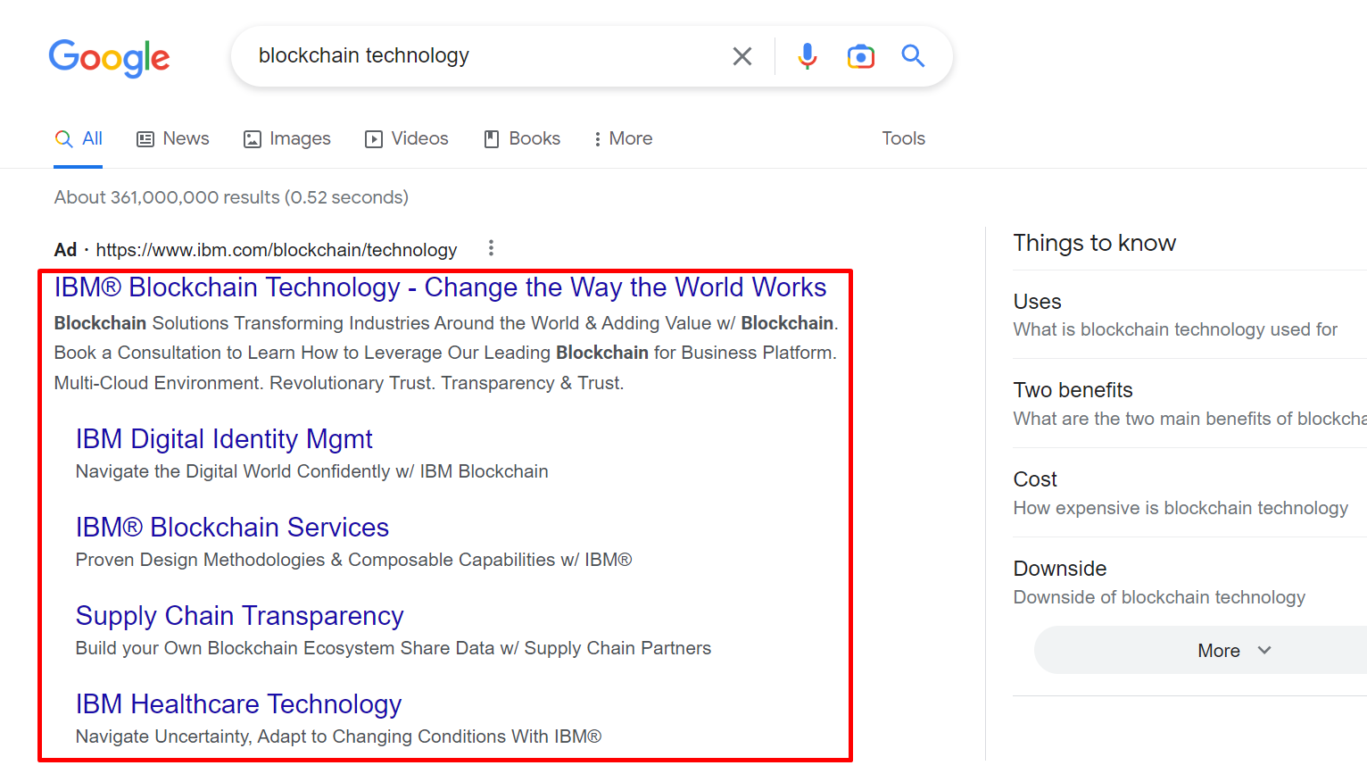 Blockchain SEO: how to make a snippet
