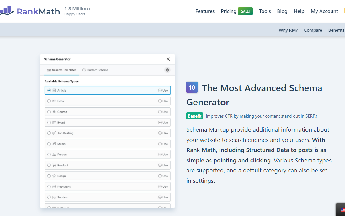 Creating FAQ schema markup with Rank Math