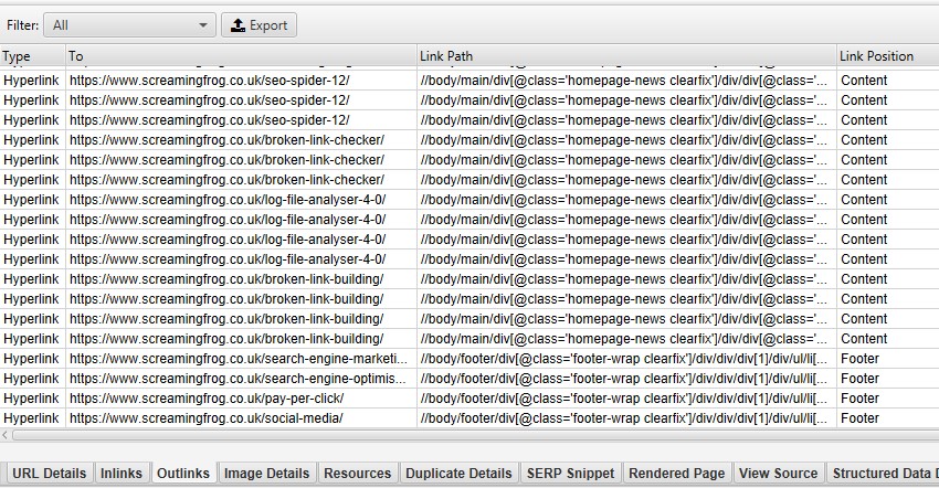 how to use screaming frog seo spider