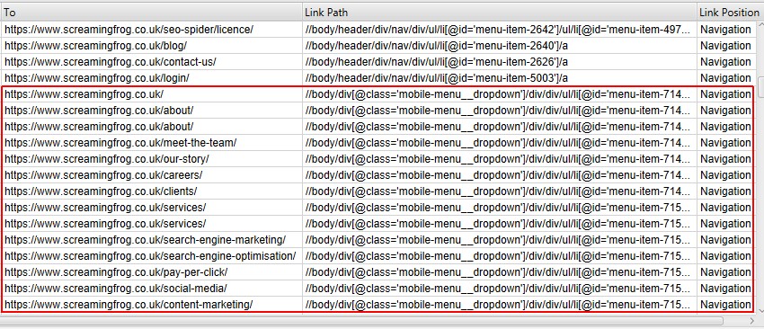 how to use screaming frog to improve on page seo