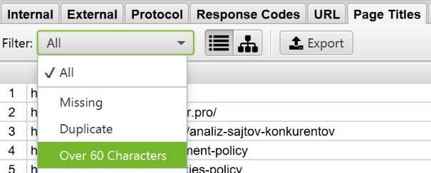screaming frog seo spider metadata