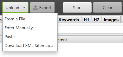 build sitemap in screaming frog