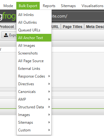 how to use screaming frog seo spider