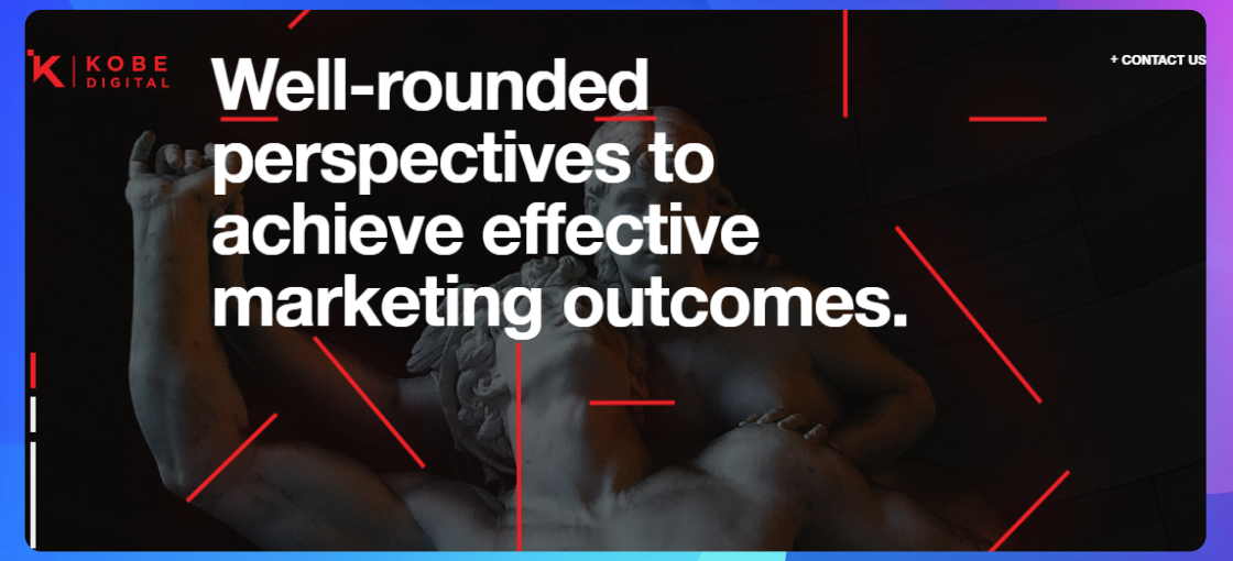 The homepage of the Kobe Digital website