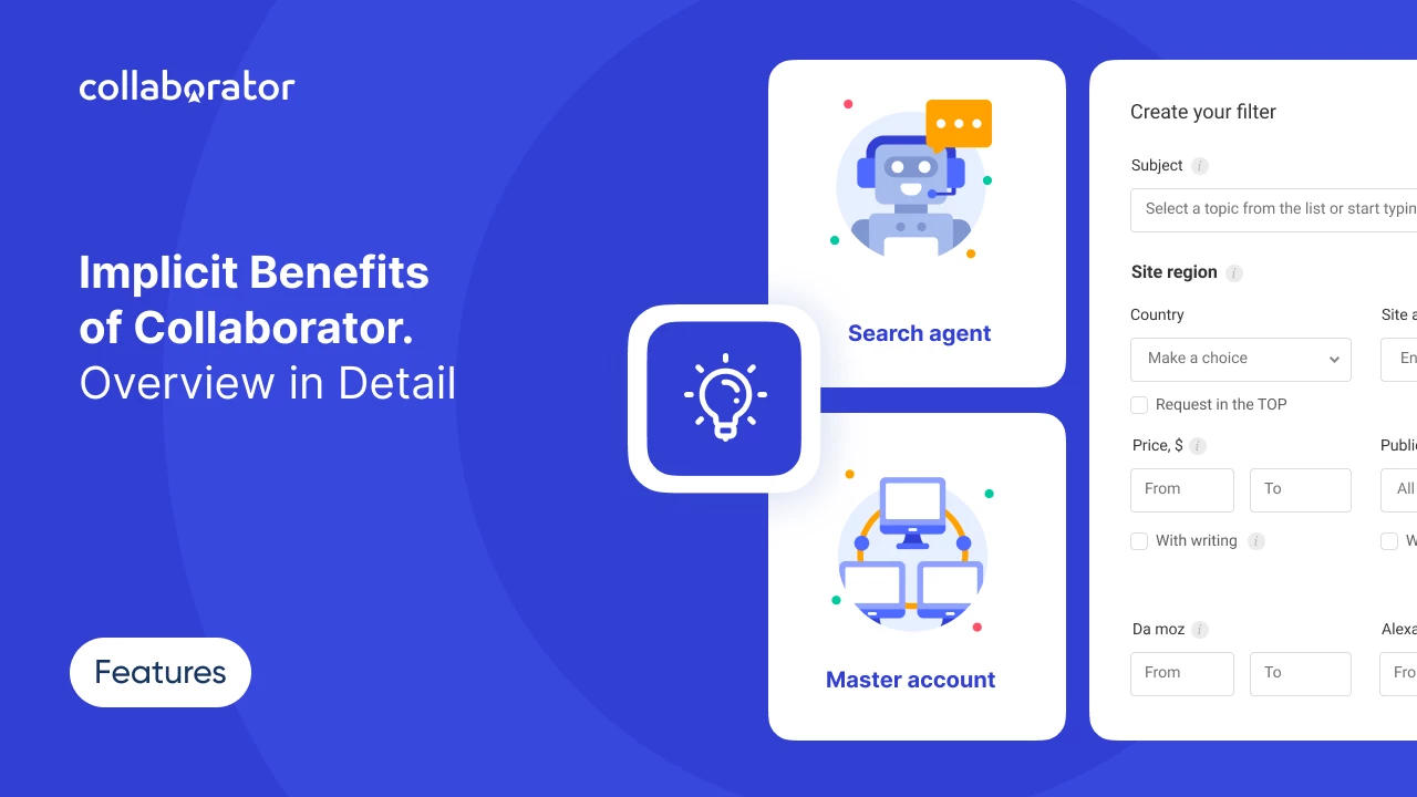 Overview of the Collaborator' benefits & features — Сollaborator